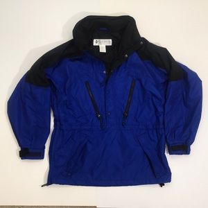 COLUMBIA Men’s Size M Blue Snow Jacket w/hood